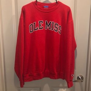 Ole Miss Champion Crewneck